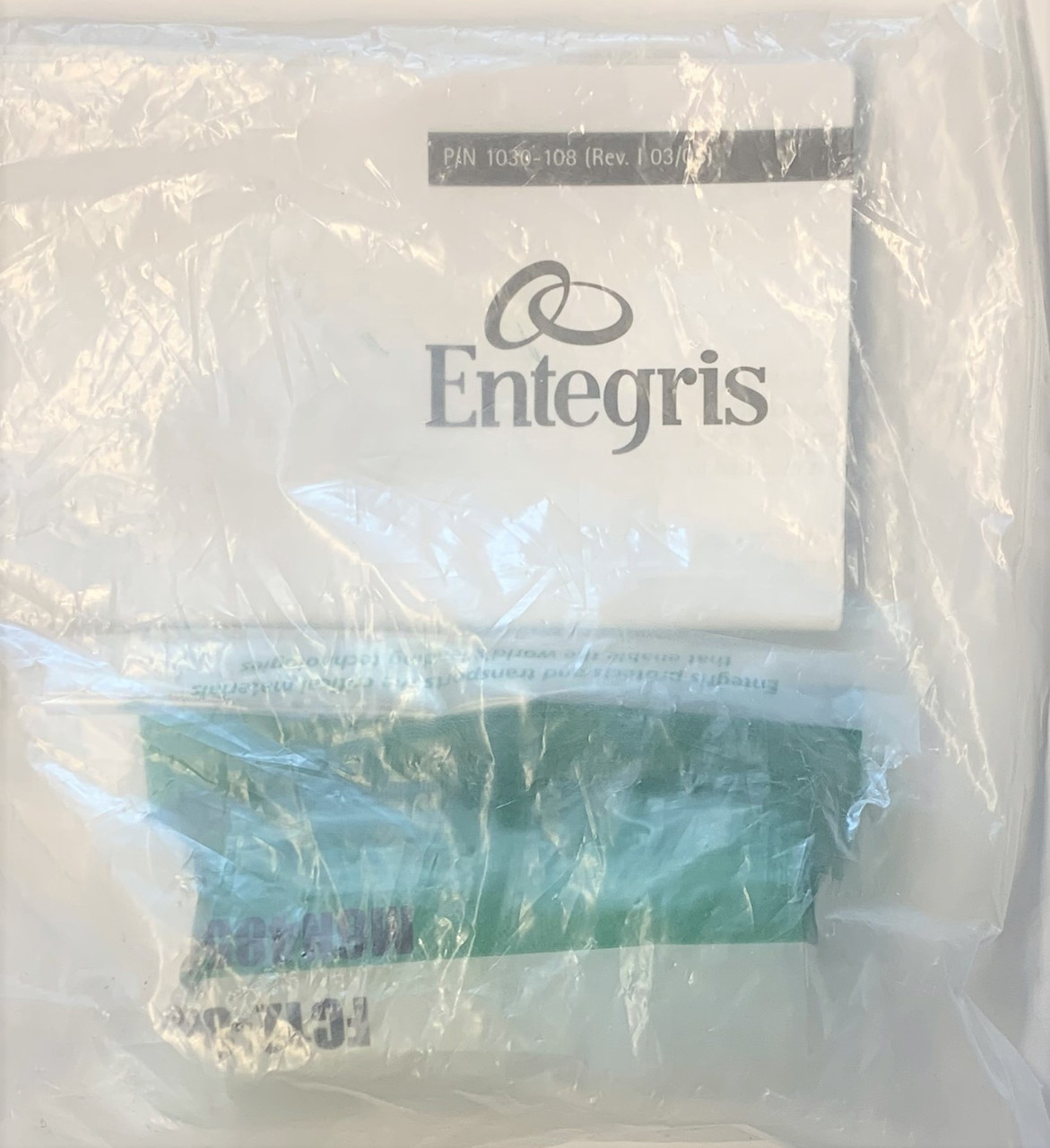 Entegris FC12-8FN-1 Flaretek PFA Straight Adapter, 3/4" Tube outside dimension, 1/2" NFPT, NEW