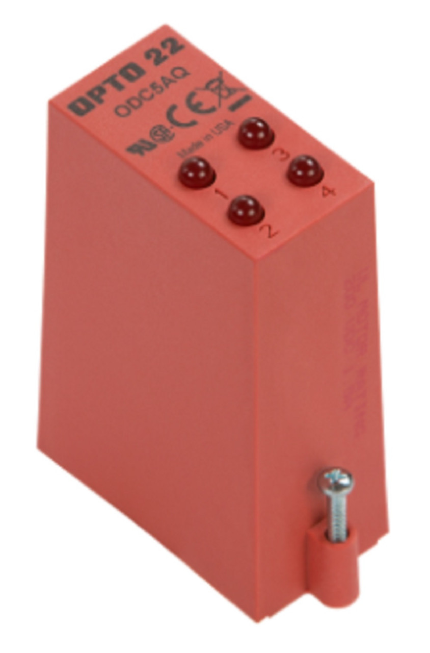 Opto 22 ODC5AQ Quad Pak 4-Channel DC Output 5-200 VDC, 5 VDC Logic, Refurbished