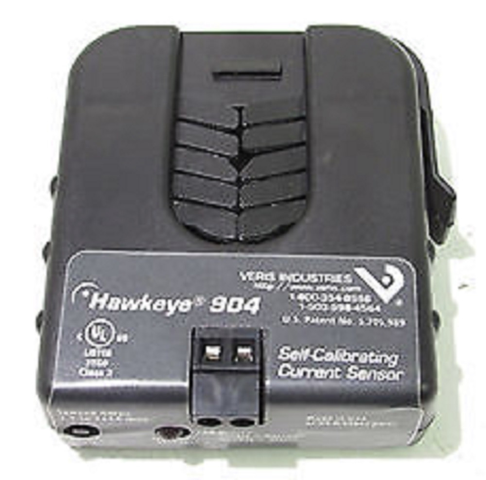 Veris H904 Current Status Monitor Switch, Split-Core, 135A AC Max, VFD, Auto-Cal, Refurbished