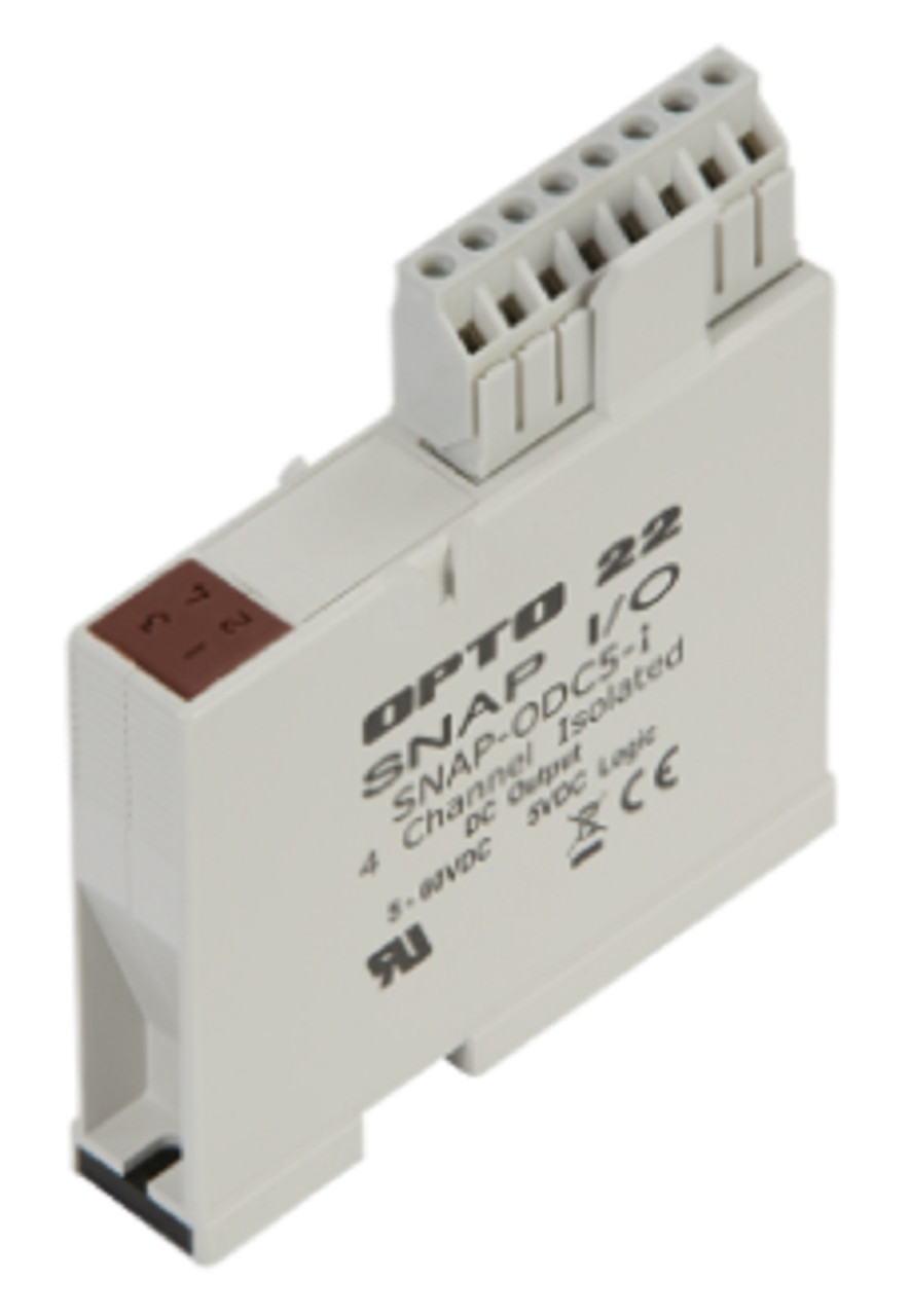 Opto 22 SNAP-ODC5-I SNAP 4-Ch Isolated 5-60 VDC Digital (Discrete) Output Module, Refurbished