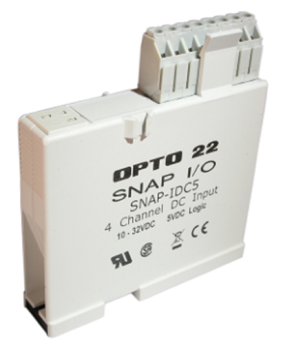 Opto 22 SNAP-IDC5 SNAP 4-Ch 10-32 VAC/VDC Digital (Discrete) Input Module, Refurbished