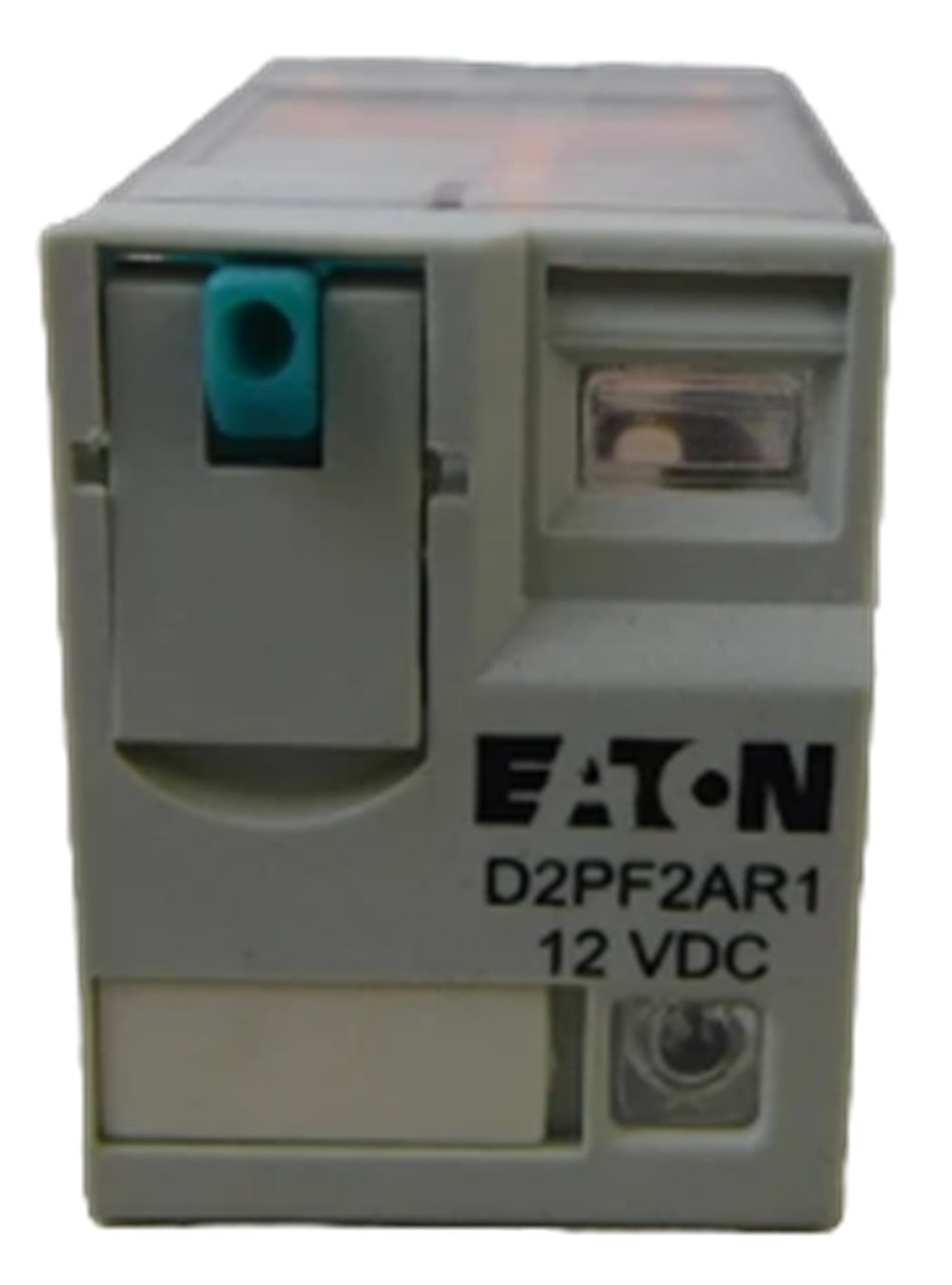 Eaton D2PF2AR1 Plug-In Relay, 12 Vdc Coil, DPDT, 160 Ohms, NEW