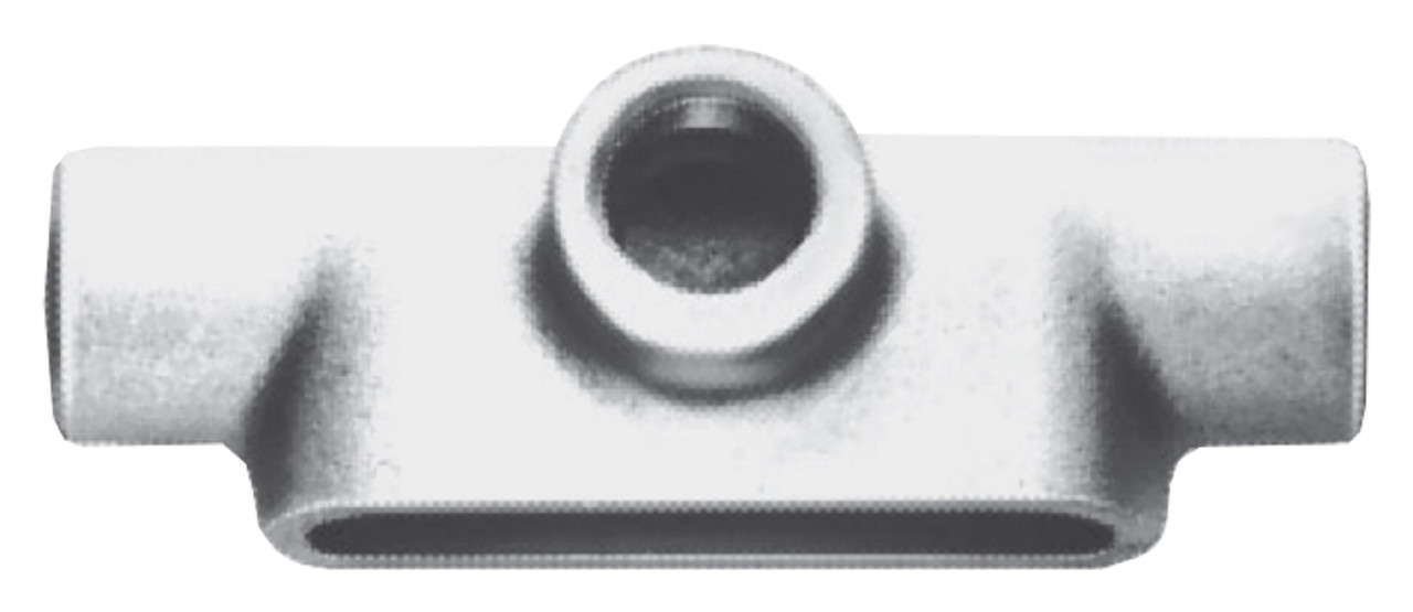 Cooper Crouse-Hinds Eaton T28 Condulet, Cast Iron Body, Type T, 3/4" Hub, Form 8, NEW