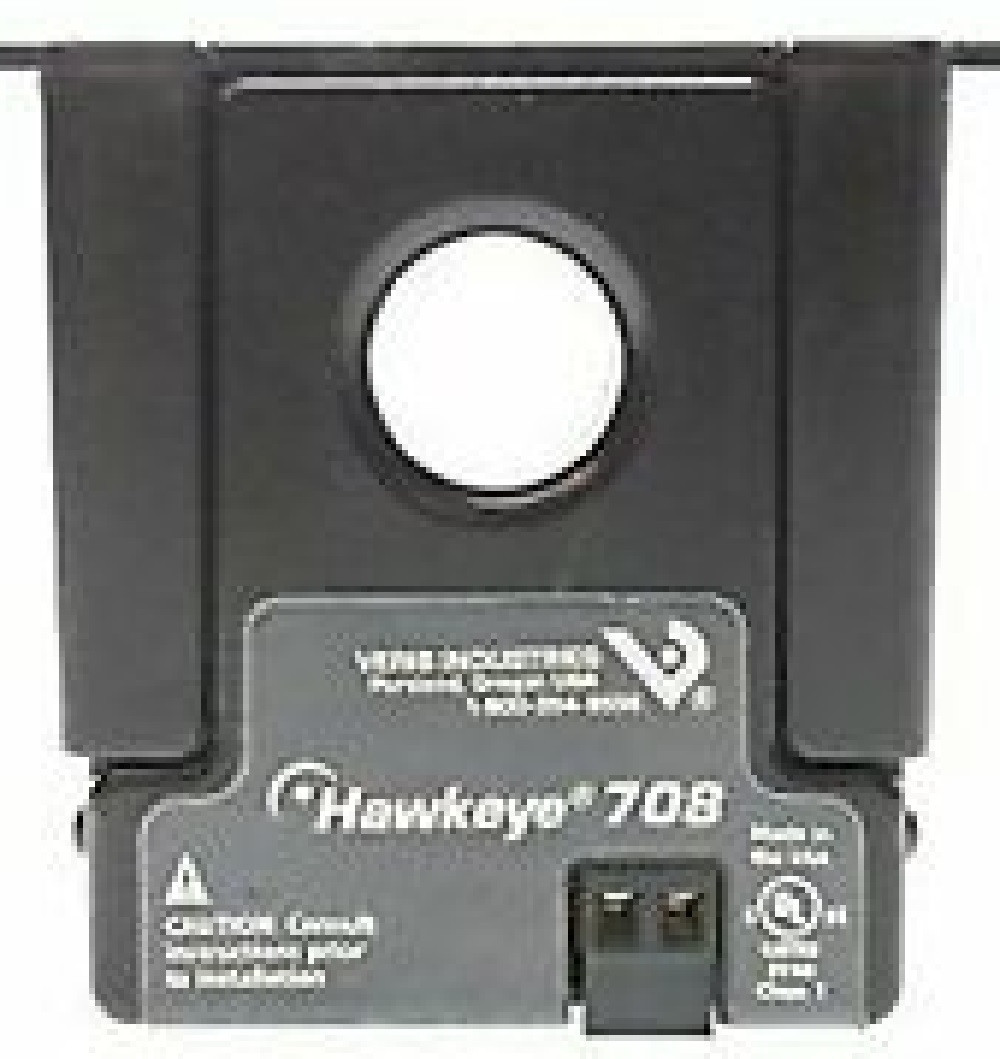 Veris H708 Hawkeye 708 Solid-Core Current Switch, 1 to 135 A Adjustable Point, Refurbished