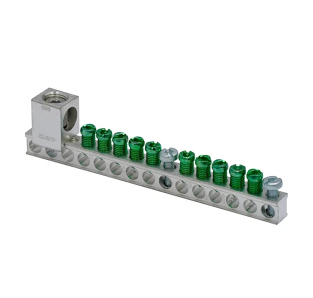 Eaton GBKP10CS 10 Terminal Ground Bar, NEW