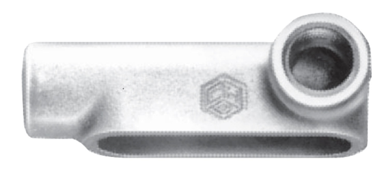 Cooper Crouse-Hinds Eaton LR18 Condulet, Cast Iron, Type LR, 1/2" Hub, Form 8, NEW