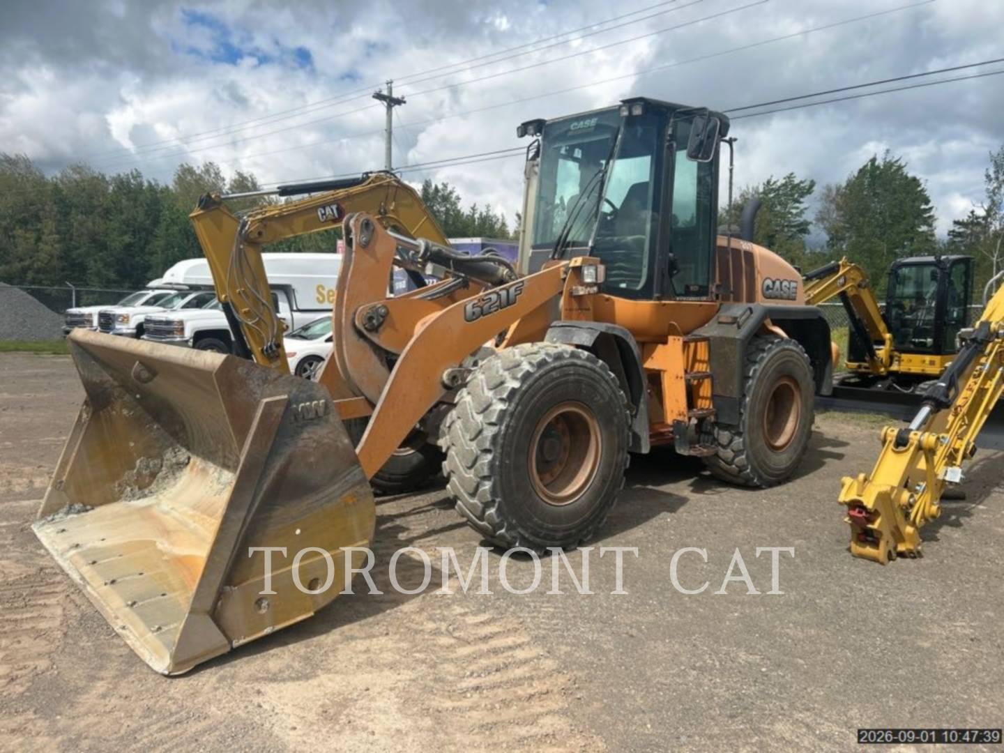 Case/New Holland 621F, Wheel Loader, 8224 hours, S/N: NEF222162, 2015