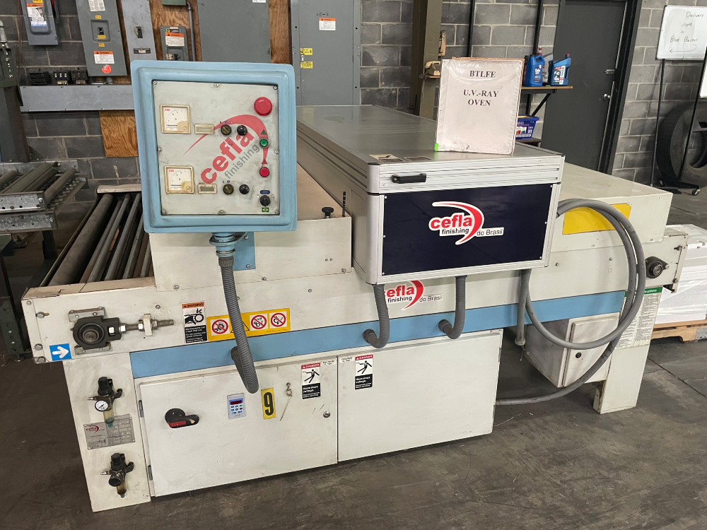 Cefla #BTLFE-B2, UV Light Curing Oven, 54" wide, 2007