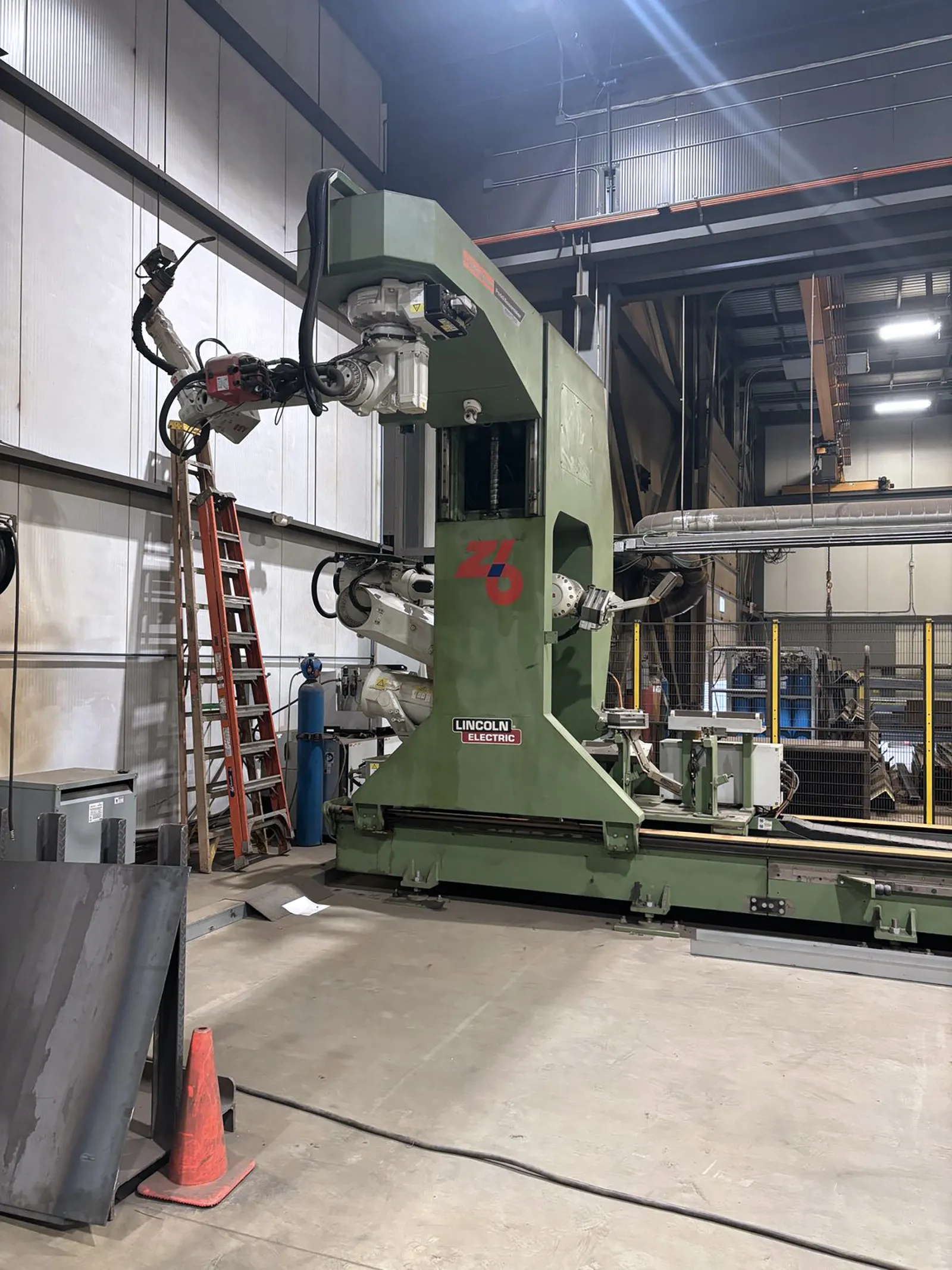 Peddinghaus #PeddiAssembler, structural steel beam assembly & welding system, 30" max profile, 11000 lb., MAG