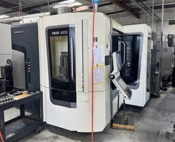 DMG Mori Seiki #NHX4000, CNC Horizontal Machining Center, 22" X, 22" Y, 26" Z, 50 HP, 15000 RPM, 60 automatic