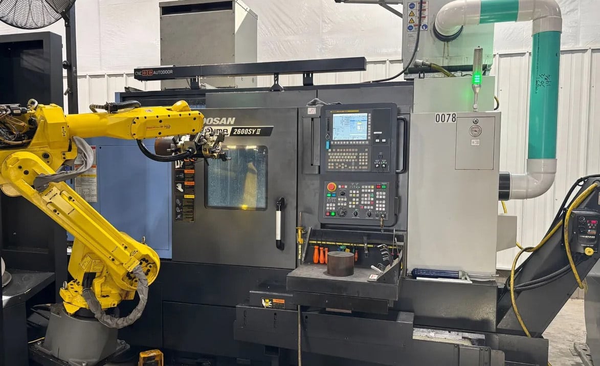 Daewoo Doosan #Puma-2600SYII, 5-Axis CNC Lathe, 10.2" X, 4.1" Y, 32.7" Z, 30.7" swing, 14.8" turning