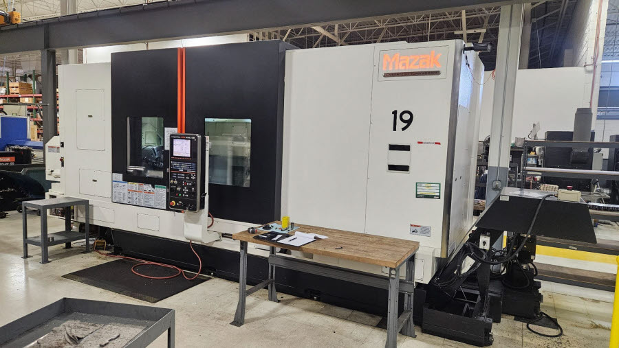 Mazak #Cybertech-Turn-4500M, CNC Lathe, 21.3" X, 83.3" Z, 33.8" swing, 32.9" cutting diameter, 80" machining