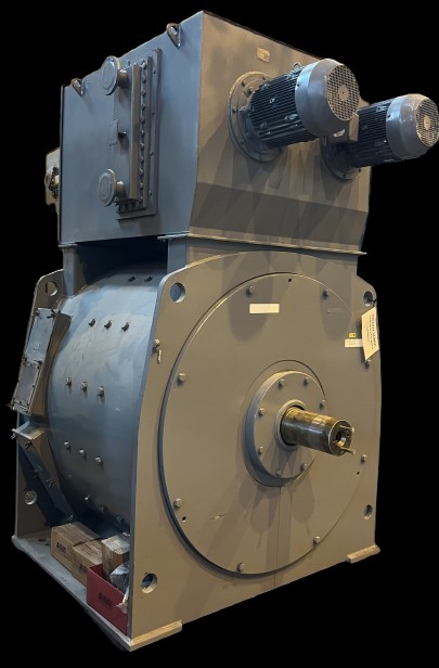 1075 HP 825 RPM Siemens, Shunt DC Motor, Frame IH24-405-5ZZ9-Z, TEBV, 1640 amps, 800 Volts, (3 available)