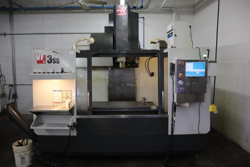 Haas #VF-3SS, CNC vertical machining center, 24+1 side mount tool changer, 40" X, 20" Y, 25" Z, 12000 RPM