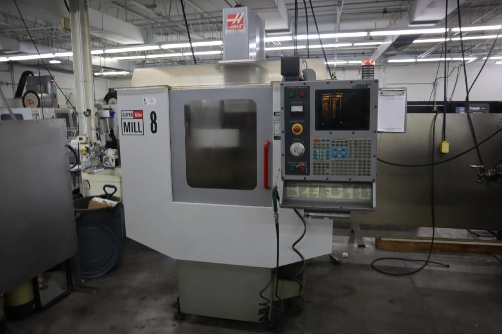 Haas #Super-Mini-Mill, CNC vertical machining center, 10 automatic tool changer, 16" X, 12" Y, 10" Z, 10000