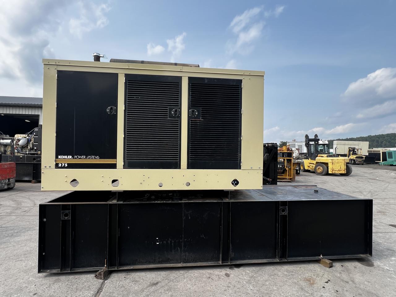 275 KW Kohler #275REOZJD, Diesel Generator Set, 277/480 Volts, 1800 RPM, 9.0 liter John Deere engine, base