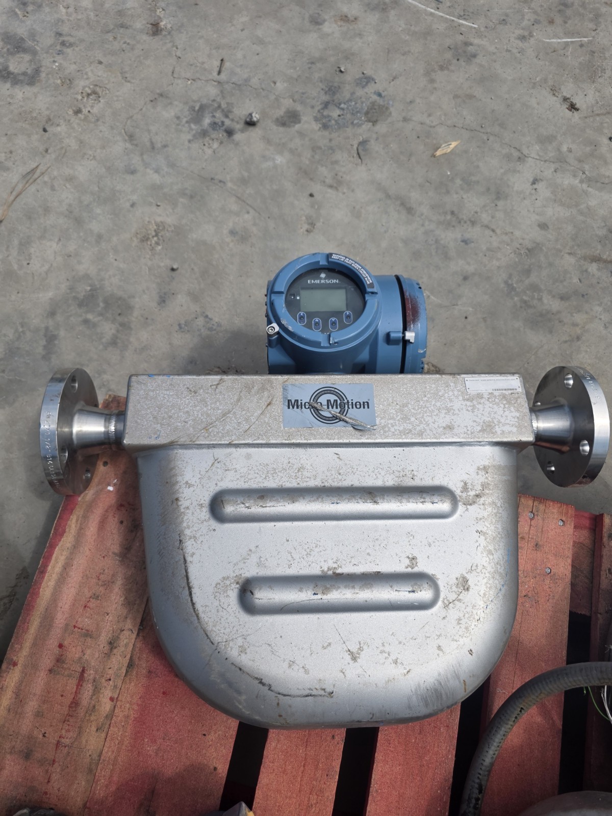 Micro Motion #F200S418CFAEZZZZ, Mass Flow Meter, 2" x 1.5", w/5700I12ABAEZZZ Transmitter, NEW