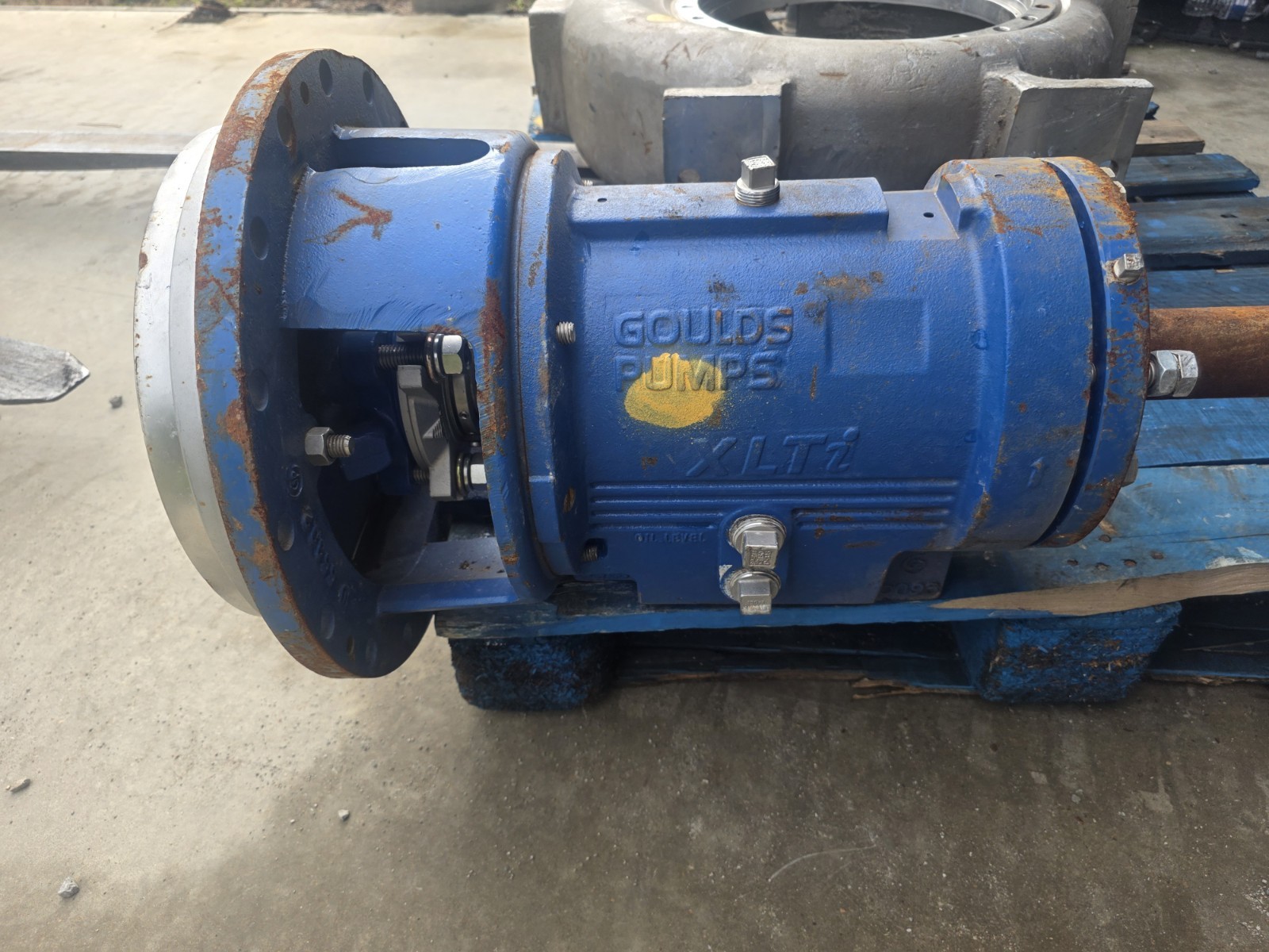 Goulds #3196-XLTi, Pump Power End, L-Frame, w/14" Wear Plate