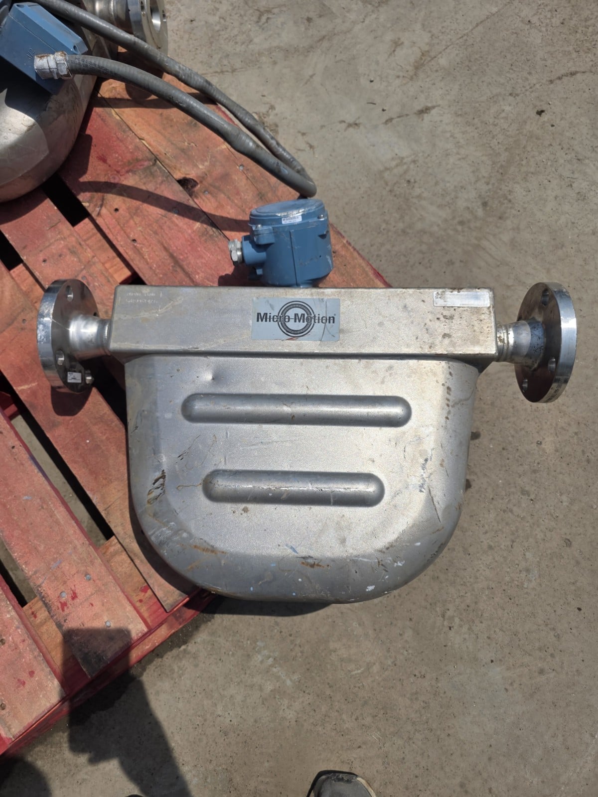 Micro Motion #F200S418C2BAEZZZZ, Coriolis Mass Flow Sensor, 2", 150# RF, 316SS, 2016