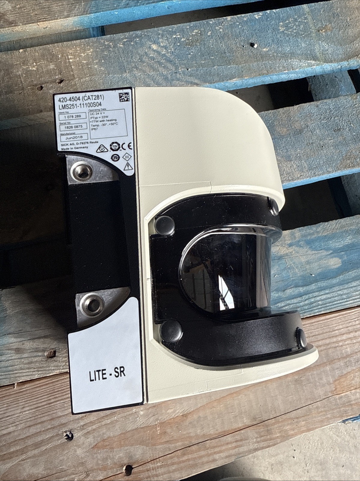Sick #LMS251-11100S04, Lite-SR Scanner Sensor, NEW