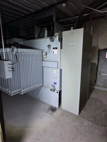 3750/4200 KVA GE #4160Y/2402V, Transformer, 13800 Volts, Substation, 3 Phase