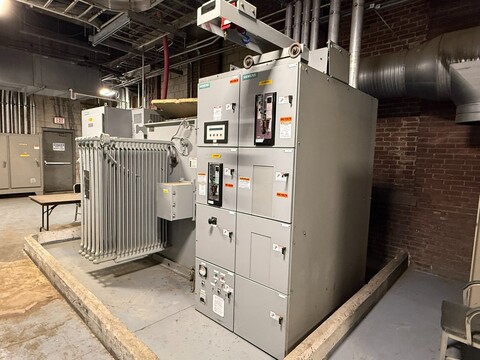 3500 KVA Siemens #13.8kV-600Y/346V, Transformer, 600Y/346 Volts, Liquid Filled, Substation