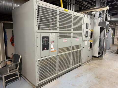 1500 KVA 4160 Primary, Hammond #575Y/332V, Transformer, 575Y/332 Volts, Dry Type