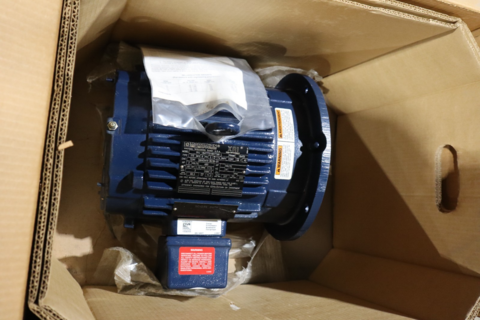 2 HP 1170 RPM Marathon Electric #MARATHON, AC Motor, 460 Volts, 3 Phase, NEW