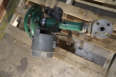 Fisher Control Valve Size 1 With Type EZ Pneumatic Actuator