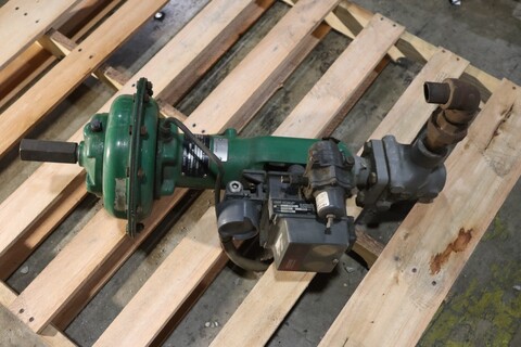 Fisher Control Valve Size 1 With Type EZ Pneumatic Actuator