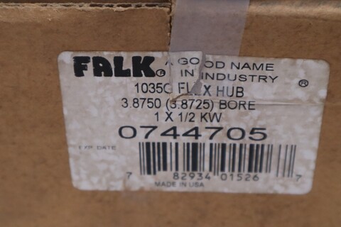 Falk 0744705 1035g flex hub 3.875 bore 1 x 1/2 kw - stock gf621a