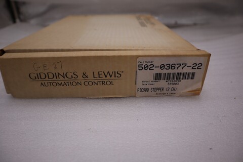 Giddings & Lewis 502-03677-22R3 PiC900 Stepper Module STOCK 3799A