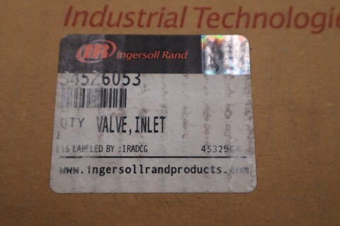 New open box ingersoll rand 34526053 inlet valve stock 4907-a