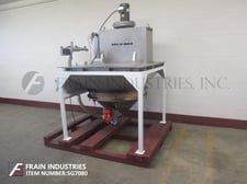 Vac-u-Max #Z65702/01, 14 ft bag dump station with integrated dust collection system