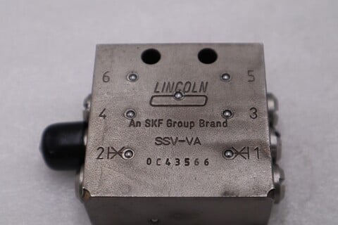 Lincoln skf ssv-va 0c43566 divider valve block stock h1032a