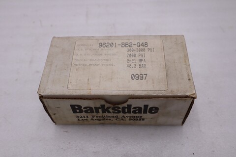 Barksdale 96201-BB2-Q48 Pressure Switch - NEW IN BOX - STOCK 5825A