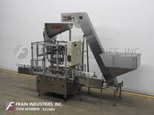 Resina #UN40-1257, automatic, 4-station quill capper capable of speeds from 120-300 cpm