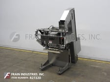 SureKap #SK8000-BF6, automatic, inline, Stainless Steel, 4 station, 8 spindle roll over conveyor capper and