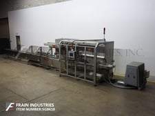 Serpa Packaging #P100, Stainless Steel, automatic, continuous motion, horizontal, hot melt glue cartoner