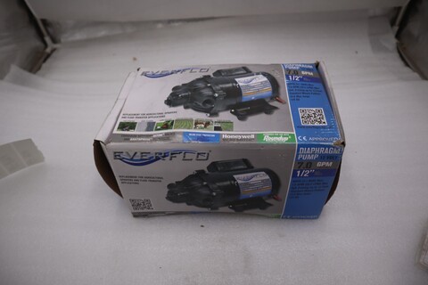 Everflo EF7000-QA 7.0 GPM 60 PSI 12V DC Diaphragm Pump NEW OPEN BOX STK GF882A