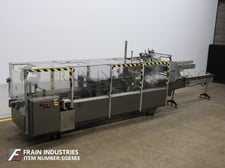 Tanney #510-280, automatic, continuous, wraparound, tuck cartoner, rated from 80-280 cartons per minute (2
