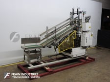 SWF #BF400VK, automatic, 3-piece bliss case former and hot melt glue sealer rated from 12-35 cases per minute