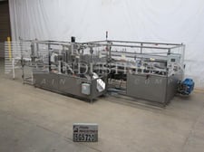 Combi America #CHL, automatic, case erector, packer and hot melt sealing system, rated from 6 to 16 cases per