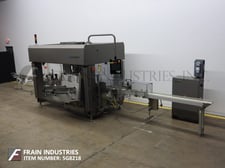 Schubert #TLM, 2-Axis, servo driven, robotic case packing machine designed for use with hooded tray