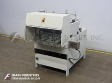 Delkor #742, automatic, dual head, tray former, rated from 60-150 trays per minute