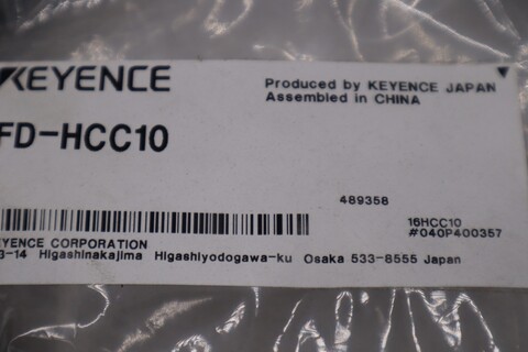 KEYENCE FD-HCC10 ClampOn Flow Sensor Cable - STOCK 1869CC
