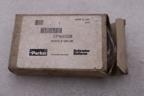 Parker spn600b needle valve stock #l-246b
