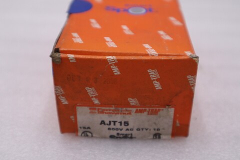 BOX OF 10 - Shawmut AJT15 Amp Fuses Smart Spot - STOCK H-1679A
