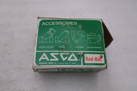 ASCO 8210D9 RedHat 3/4" Brass Solenoid Valve 8210 Series - NEW - STOCK GF659A