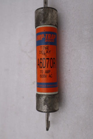 LOT OF 3 - Ferraz Shawmut Smart Spot A6D70R 70 Amp Fuses - NEW NO BOX - #GF611A